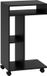 HOMCOM Table d'appoint - 40L x 30P x 69H cm - Noir