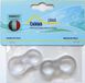 BASAPLAST Set van 8 stuks Vinger Guard Ring in Zacht Kunststof, Zilver, Enkel
