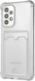 Selected by GSMpunt.nl Transparant Dun TPU Hoesje met Pasjeshouder Geschikt voor Samsung Galaxy A52