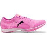 PUMA evoSPEED Haraka 8 uniseks verwisselbare spikes, Roze/Zwart, Maat 44,5