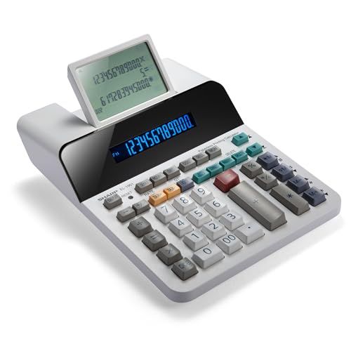 Sharp EL-1901 calculator Desktop Display White