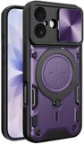 Techsuit Hoesje geschikt voor Apple iPhone 17 - CamGuard Pro Back Cover - Paars