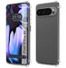 Siliconen Google Pixel 9 Pro XL 5G Siliconen hoes, schokbestendig, transparant