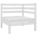 vidaXL 8-delige Loungeset Massief Grenenhout Wit