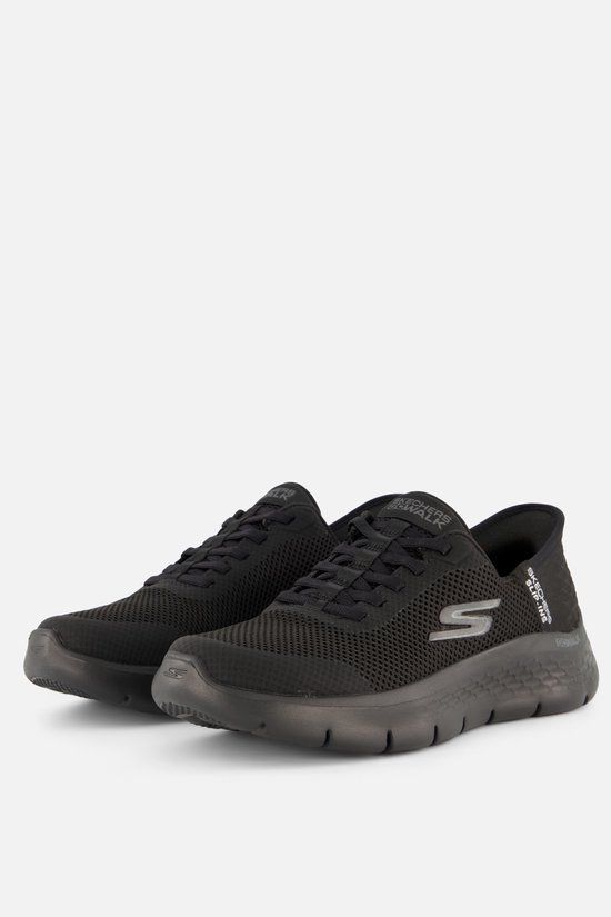 Skechers Go Walk Flex - Grand Entry Dames Instappers - Zwart