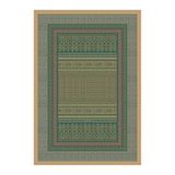 Bassetti Plaid Roccaraso V1 Mako-katoensatijn, 135 x 190 cm, 9324086, groen