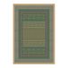 Bassetti Plaid Roccaraso V1 Mako-katoensatijn, 135 x 190 cm, 9324086, groen