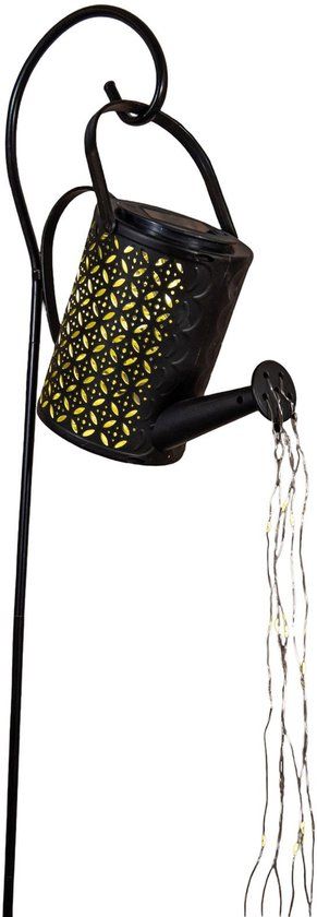 Annas collection CoenBakker Solar tuinverlichting Gieter - Tuinsteker Zwart - 84 cm