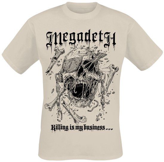 Megadeth Riddick Heren T-shirt - zand - L