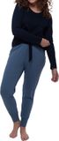 Ammann Dames pyjama Night & Home blauw