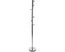 bigbuy Home Kapstok Versa Silver Metaal (28 x 174 x 28 cm)
