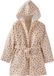 Vertbaudet Kinderbadjas Luipaardprint Gerecycled Katoen Beige/Bruin