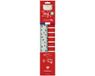Clairefontaine Cadeaupapier Set Tiny Rolls, Rood/Blauw, Kerstmannen Motief, 2 Rollen