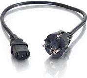 CablesToGo C2G Universal Power Cord - 10 m - Zwart