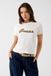 Guess Crèmewit T-shirt met kralenlogo