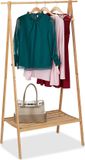 Relaxdays Porte-vêtements Bambou