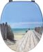 Toiletbril Hout Décor Vakantiestrand: Plage Soft-close