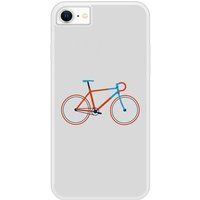 Apple iPhone 8 Bike color hipster verstevigd hoesje met sublimatie bedrukking