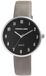 Excellanc Montre femme argent mat imitation cuir analogique quartz