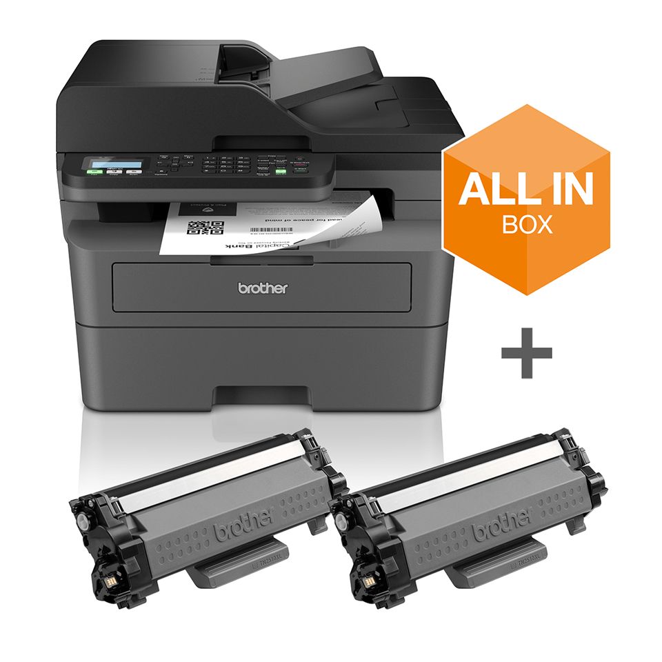 Brother MFC-L2827DWXL - Multifunctionele laserprinter - A4 - 32 ppm - Wi-Fi