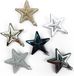 Anders Atmosphera Kerstversiering, plastic sterren, 6 stuks