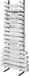 VEVOR Blueprint Opbergrek Verticaal Hangende Posterdisplayplank