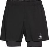 ODLO Hardloopshort Zwart - 7613361813924