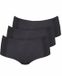 Sloggi 3-pack dames Zero short Invisible - MicroModal - Zwart / L