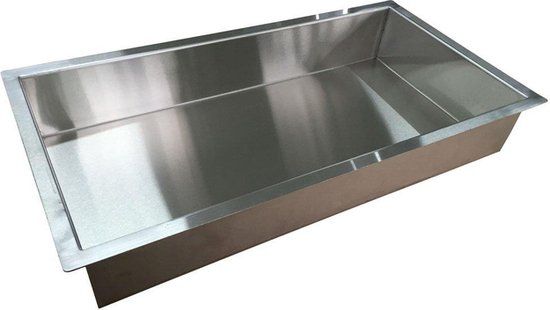 Wiesbaden Sunk inbouw nis 30 x 60 x 10 cm RVS