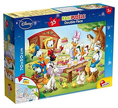 Liscianigiochi Lisciani spel 48199 – puzzel mickey gezicht supermaxi, 35 stuks