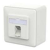 Metz Connect RJ45 Anschlussdose LSA++ stopcontact wit