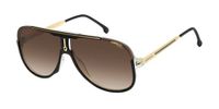 Carrera Carrera 1059/S 2M2/HA Zonnebril Mannen Piloot Randloos Goudkleurig Bruin Kunststof