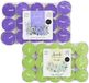 Atmosphera Acorde Theelichtjes - 60x - 30x Lavendel - 30x Jasmijn - Aroma/Geurkaarsen