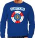 Bellatio Decorations Shoppartners Bv Kapitein/captain verkleed sweater blauw voor heren - maritiem carnaval / feest trui kleding / kostuum L