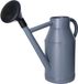 EDA Gieter - grijs - kunststof - zwarte broeskop - 6 liter - Gieters voor buiten