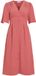VILA maxi-jurk VISKOV korte mouwen Rose Brown1