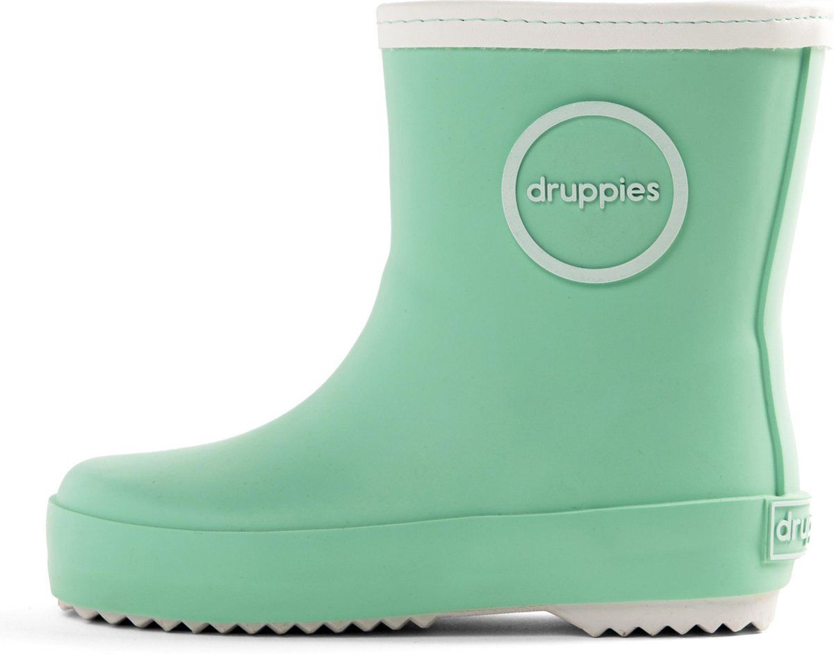 Druppies Regenlaarzen - Newborn Boot - Groen - Maat 25 - 8719747387450