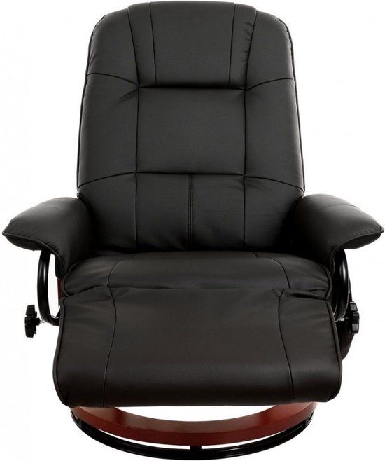 Viking Choice Relaxfauteuil - Zwart - Massage, Verwarming & Verstelbare Voetensteun