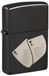 Zippo Stormaansteker, Ace, hoogglans zwart, lasergravure/autogravure, hervulbaar, herbruikbaar, windbestendig design, cadeaudoos, gemaakt in de VS