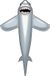 HQ Invento HQ Great White Shark 7 106531 Grijs 144 x 210 cm