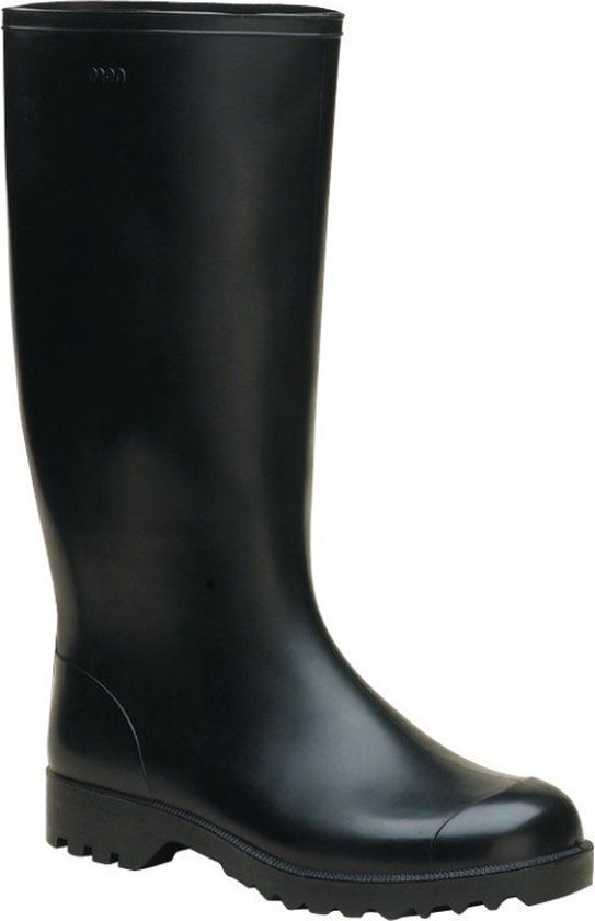 Nora Anton PVC Zwart Werklaarzen Heren
