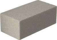 Glorex Hobby Steekschuim/Oase - Droog Gebruik - Bloemstukken/Kerststukjes Maken - Grijs - 23 x 11 x 7 cm