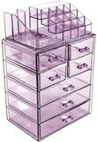 Sorbus Transparante cosmetische make-up organizer