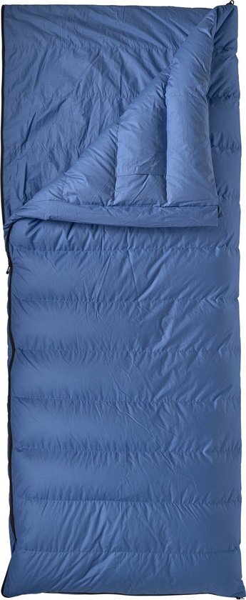 Lowland Outdoor Companion CC Slaapzak - 220x100 cm - Blauw - Dons - Katoen / Katoen