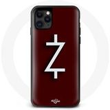 Maniacase Hoesje voor iPhone 12 Pro Max Ozark Seizoen 4 Witte Z Logo Rode Achtergrond