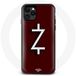 Maniacase Hoesje voor iPhone 12 Pro Max Ozark Seizoen 4 Witte Z Logo Rode Achtergrond
