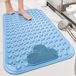 Tapis de douche antidérapant 106 x 66 cm avec fonction massage