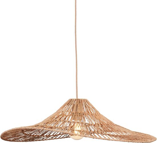 GOOD&MOJO Hanglamp Cuzco - Naturel - 65x65x20cm - Scandinavisch - Hanglampen Eetkamer, Slaapkamer, Woonkamer