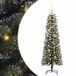 Sapin de Noël artificiel vert 120 cm PVC, plastique et acier