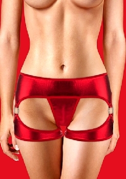 Ouch! Exotic Remote Vibrating Panty - Red